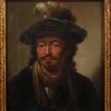 Rembrandtnachfolge, Herrenportrait - Foto 2