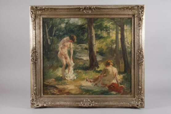 Paul Kapell, Zwei badende Mädchen im Wald - фото 2