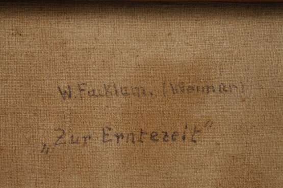 Wilhelm Facklam, "Zur Erntezeit" - фото 5