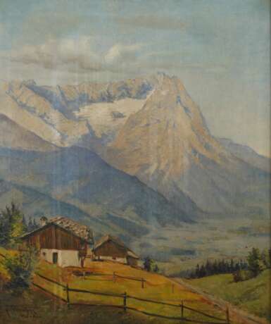 Franz Forthuber, Blick zum Wettersteingebirge - Foto 1