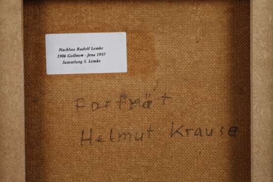 Prof. Dr. Rudolf Lemke, attr., Portrait Helmut Krause - фото 4