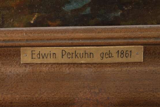 Edwin Perkuhn, attr., Elch im Moor - фото 3