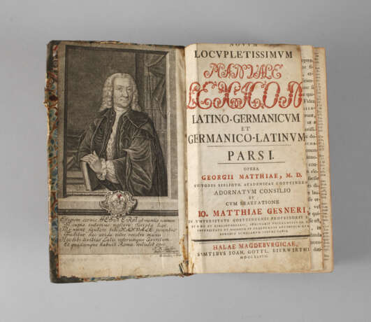 Manuale Lexicon Latino-Germanicum 1748 - Foto 6