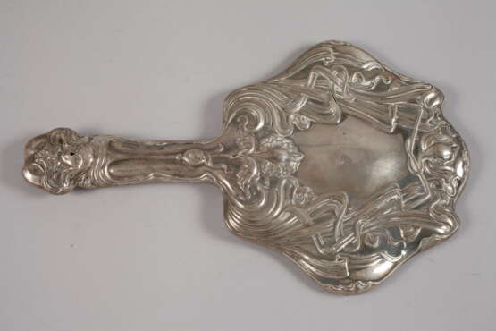 Silber Jugendstil-Handspiegel England - photo 2