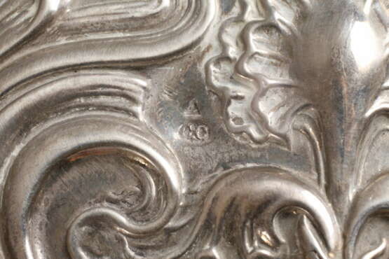 Silber Jugendstil-Handspiegel England - photo 5