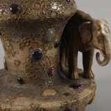 Amphora "Grès-Bijou"-Vase mit Elefant - Foto 5
