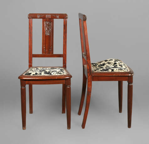Paar Stühle Art déco - photo 1