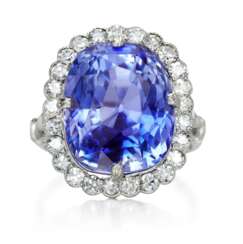 Sapphire and diamond ring