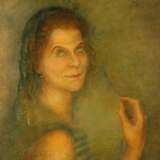 Damenportrait in Grün - фото 1