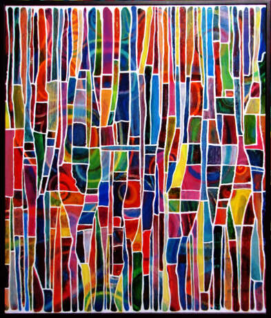 Личное пространство цвета Холст на подрамнике масляная живопись на холсте Абстракционизм Интерьерная абстракция Москва 2010 г. - фото 1