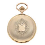 Taschenuhr: feine und sehr gut erhaltene Schweizer Goldsavonnette nach Glashütter Bauart, ca. 1900 - photo 2