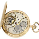 Taschenuhr: sehr gut erhaltene Goldsavonnette mit dazugehöriger Goldchatelaine, Ankerchronometer Paul Ditisheim La Chaux-de-Fonds, ca.1918 - Foto 5
