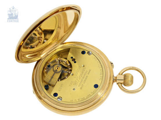 Taschenuhr: schwere, feine Halbsavonnette, königlicher Uhrmacher J.W. Benson. London No.6894, London 1869 - Foto 3