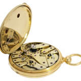 Taschenuhr: exquisite französischen Lepine mit "Seconde Morte", königlicher Chronometermacher Paul Garnier, Horloger de la Marine, No.3241, ca.1850 - Foto 4