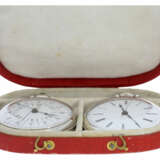 Taschenuhr: Ensemble zweier sehr seltener Uhren für den chinesischen Markt, Juvet & Bovet mit Originalbox und Originalschlüssel, ca.1870 - Foto 3