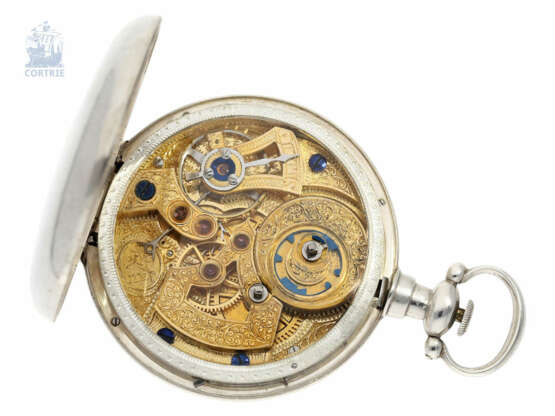 Taschenuhr: Ensemble zweier sehr seltener Uhren für den chinesischen Markt, Juvet & Bovet mit Originalbox und Originalschlüssel, ca.1870 - photo 5