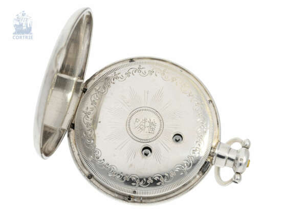 Taschenuhr: Ensemble zweier sehr seltener Uhren für den chinesischen Markt, Juvet & Bovet mit Originalbox und Originalschlüssel, ca.1870 - photo 6