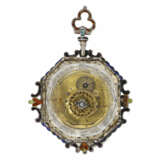Anhängeuhr/Halsuhr: prächtige, emaillierte Bergkristall-Halsuhr im Stil der Renaissance, signiert Breguet a Paris, ca.1830 - фото 3