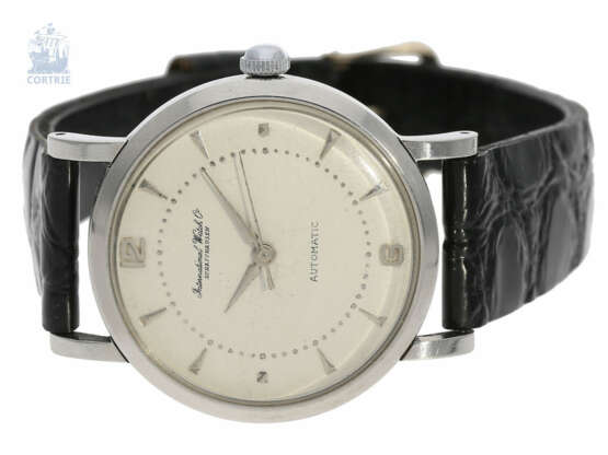 Armbanduhr: sehr schöne IWC Automatik in Edelstahl, Schaffhausen 1952 - фото 1
