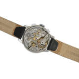 Armbanduhr: seltener, großer vintage Chronograph in Stahl, Ref.5347, Schweiz für den italienischen Markt, "Vetta Cronografo", um 1950 - Foto 3