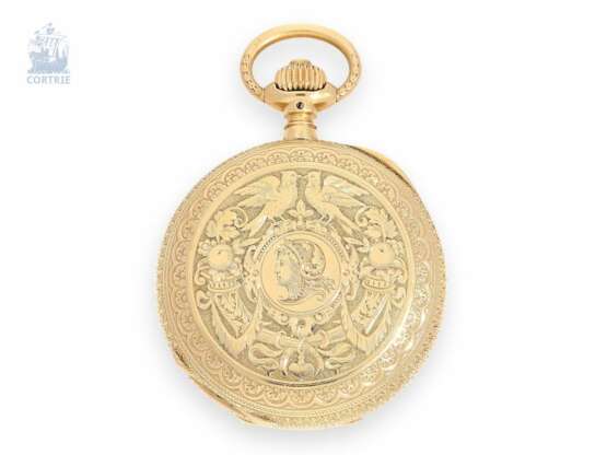 Taschenuhr: extrem rare A. Lange & Söhne Glashütte Goldsavonnette mit Professor-Graff-Renaissance-Gehäuse, No.19136, ca.1883, Stammbuchauszug - photo 7