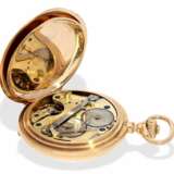 Taschenuhr: Rarität, A. Lange & Söhne Glashütte "Perpetuale" No.31506, Glashütte 1893, mit Stammbuchauszug, lediglich 2 dieser Uhren wurden bisher auf einer Auktion angeboten!! - Foto 6