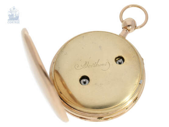 Taschenuhr: französische Lepine mit sehr hochwertigem Musikwerk und Repetition, signiert Berthoud No.8531, ca.1820 - photo 3