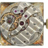 Armbanduhr: ungewöhnliche, quadratische Herrenuhr von Ulysse Nardin, 18K Gold, ca.1950 - photo 2