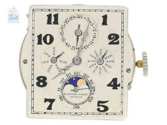 Armbanduhr: Rarität, ganz frühes und äußerst seltenes Werk einer astronomischen Armbanduhr von Audemars Piguet, No.40627, ca.1935