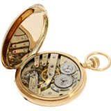 Taschenuhr: große und schwere Goldsavonnette, Ankerchronometer Henry Moser, gefertigt für den königlichen Uhrmacher Linderoth in Stockholm, ca.1880 - фото 5