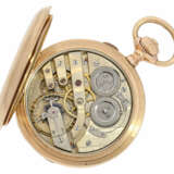 Taschenuhr: historisch interessante Gold/Emaille-Rotgold-Savonnette, vermutlich Präsentuhr der Kaiserin Maria Feodorowna 1895, Pavel Buhre No.22573 - photo 4