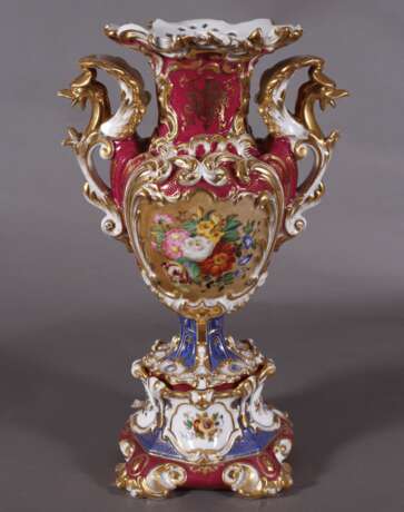 „Vase Frankreich die Mitte des XIX Jahrhunderts Porzellan“ - Foto 1