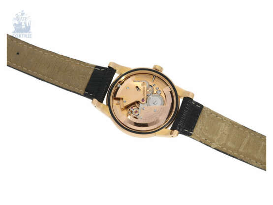 Armbanduhr: besonders rares, großes Omega Chronometer Ref.2519 in 18K Roségold, Baujahr 1950, fantastischer Erhaltungszustand, Omega Service 2018 - Foto 3