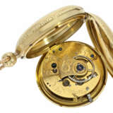 Taschenuhr: besonders schwere englische Goldsavonnette mit Rechenankerhemmung und seltener 15-Sekunden-Anzeige, Morris Tobias & Co, London No.882, Hallmarks 1806 - фото 5