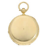 Taschenuhr: einzigartiges und extrem seltenes Liverpooler Taschenchronometer mit skelettiertem Werk und Chronometerhemmung, John Penlington Liverpool No 4966, um 1815 - photo 3