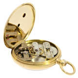 Taschenuhr: ganz frühes, sehr seltenes Taschenchronometer mit Schlüsselaufzug, Jules Jürgensen Copenhagen No.8331, ca.1855 - Foto 4