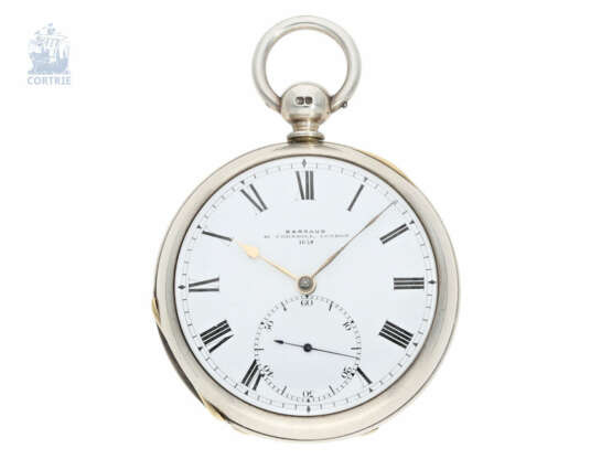 Taschenuhr: hochfeines, schweres englisches Taschenchronometer mit Chronometerunruh nach Pennington, Barraud London No.1658, London 1851 - Foto 1