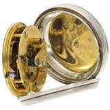 Taschenuhr: außergewöhnliches, besonders schweres Taschenchronometer Robert Roskell, Liverpool, No. 6078, Hallmarks 1845 - photo 4
