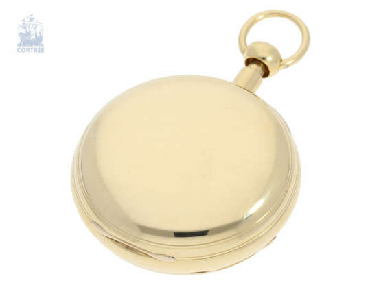 Taschenuhr: rares, hochfeines englisches Taschenchronometer mit 1/8-Repetition, George Moore, London, No.505, Hallmarks London 1840 - Foto 6
