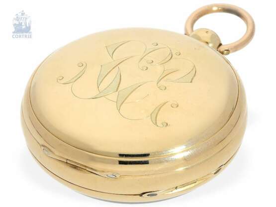 Taschenuhr: schweres Taschenchronometer, signiert Frodsham London No.198, Hallmarks 1824 - Foto 2