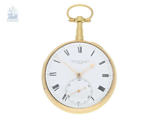 Taschenuhr: museales, bedeutendes englisches Taschenchronometer, Thomas Earnshaw Invenit et Fecit No.652/3104, ca.1800 - фото 6