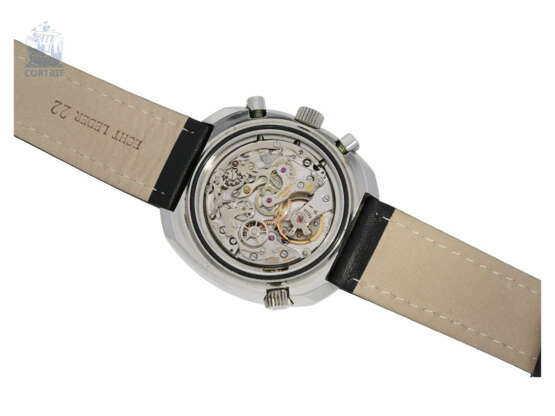Armbanduhr: seltener Longines "oversize" Taucher-Chronograph Ref. 8596-1, "CONQUEST", ca.1975 - photo 4