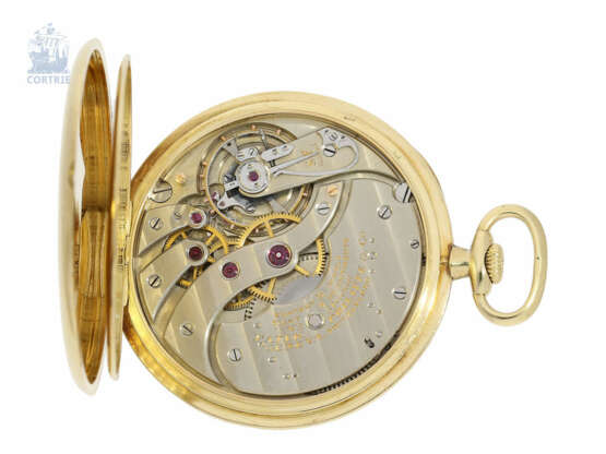 Taschenuhr: elegante Art déco Frackuhr von Patek Philippe mit Breguet-Ziffern und Werk in Spitzenqualität, ca. 1927/1928 - photo 4