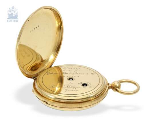 Taschenuhr: interessantes, ganz frühes Patek Philippe Ankerchronometer mit Schlüsselaufzug und sehr seltenem Kaliber, Patek Philippe & Co. Geneva No. 28581, ca.1868 - фото 2