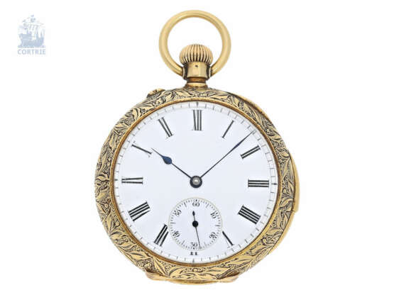 Taschenuhr: Rarität, prächtige Vacheron & Constantin Damenuhr mit Repetition, No.176105, ca.1885 - photo 3