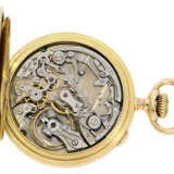 Taschenuhr: hochfeiner, kleiner Chronograph Rattrapante mit Gold/Emaille-Gehäuse, Bailey, Banks & Biddle, No.119661/251635, möglicherweise Patek Philippe Kaliber, ca.1904 - Foto 6