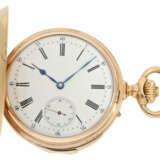 Taschenuhr: hochfeine Breguet Goldsavonnette mit Minutenrepetition, No.3689, ca.1880, mit Originalbox - photo 9