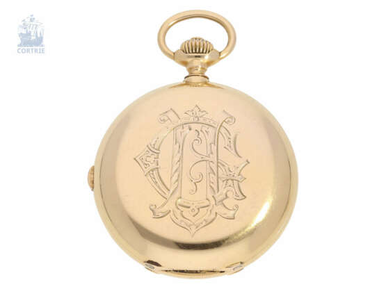 Taschenuhr: besonders schweres Taschenchronometer mit Chronograph und Register, Vacheron & Constantin "CHRONOMETRE" No.189853, ca. 1900 - фото 2