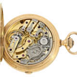 Taschenuhr: besonders schweres Taschenchronometer mit Chronograph und Register, Vacheron & Constantin "CHRONOMETRE" No.189853, ca. 1900 - Foto 4