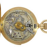 Taschenuhr: Rarität, extrem seltene, große Vacheron & Constantin Halbsavonnette mit Minutenrepetition, No.157582, gefertigt für den amerikanischen Markt, ca.1890 - Foto 2